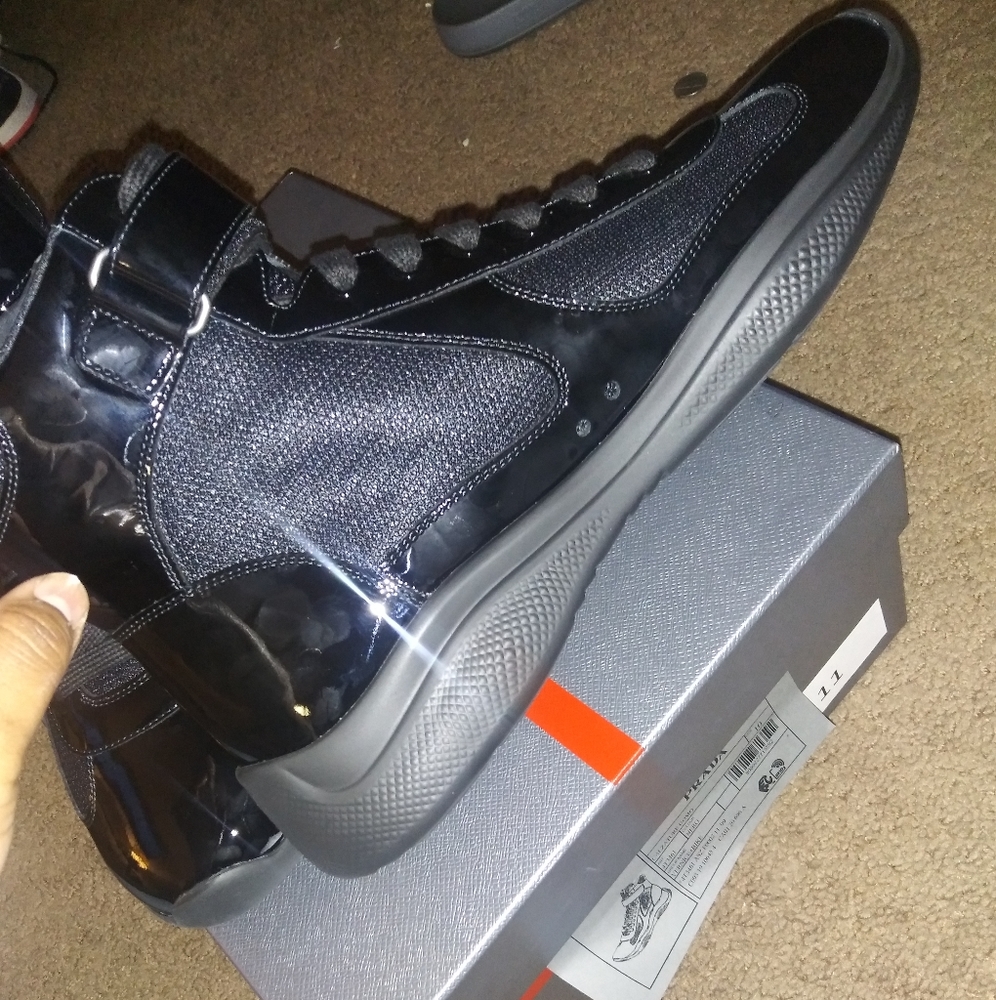 Men's Prada Biker Shoes - Picture 4 of 6